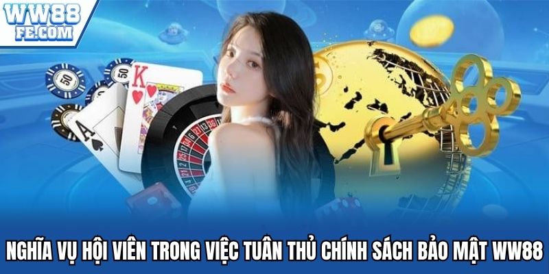 Nghĩa vụ hội viên trong việc tuân thủ chính sách bảo mật WW88